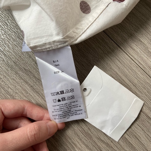 GANNI Polka-dot cotton-poplin dress NWT - Picture 11 of 11